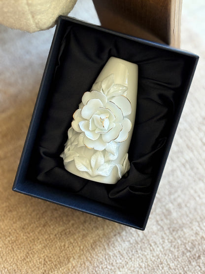 Harry Winston Handcrafted Porcelain Rose Bud Vase | Collectors Gene