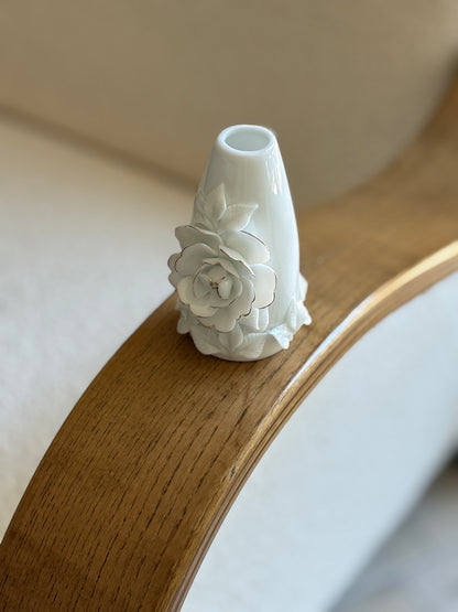 Harry Winston Handcrafted Porcelain Rose Bud Vase | Collectors Gene