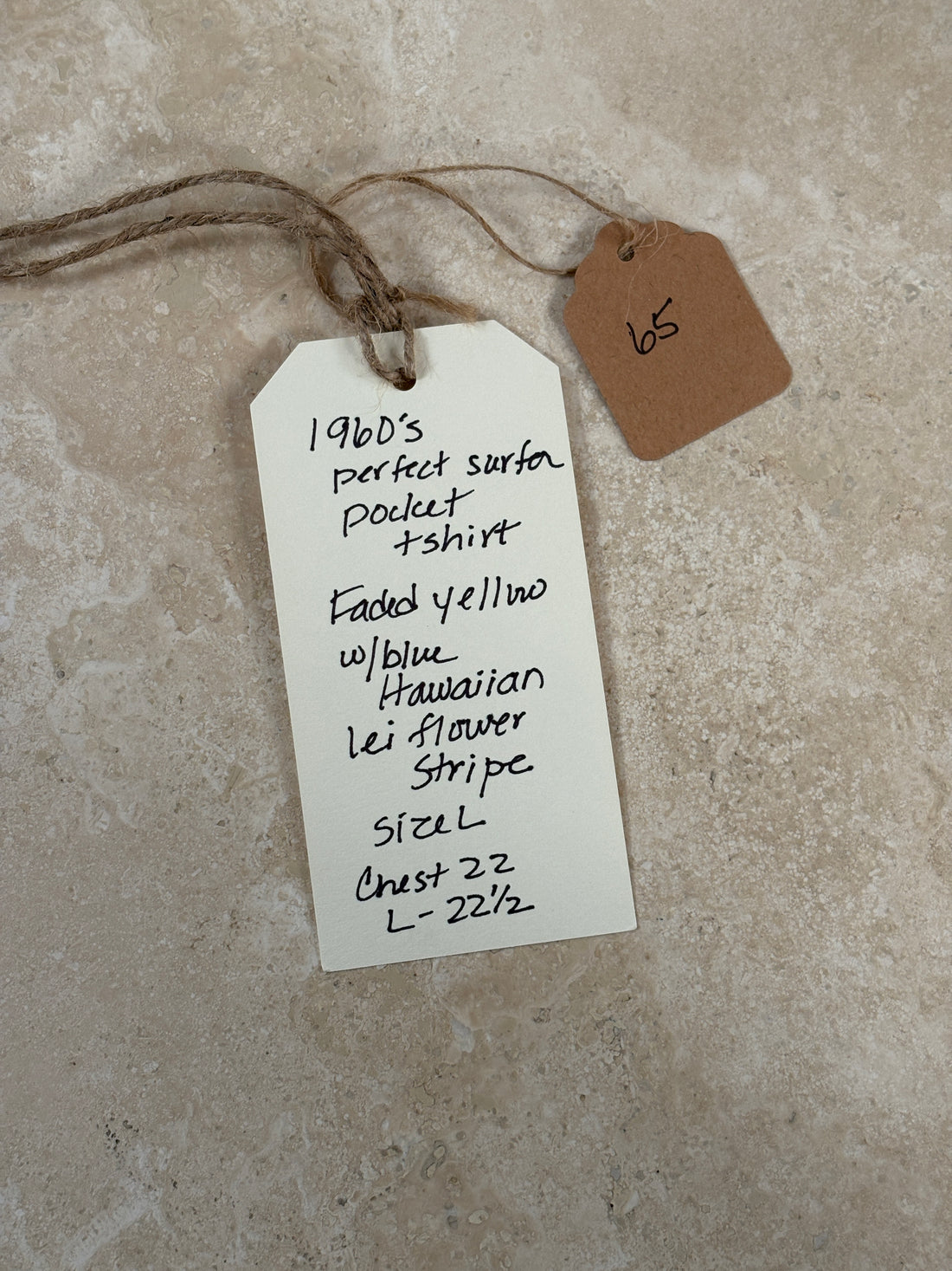 Hawaiian Pocket Tee with Native Flower Stripe | Doug Bihlmaier