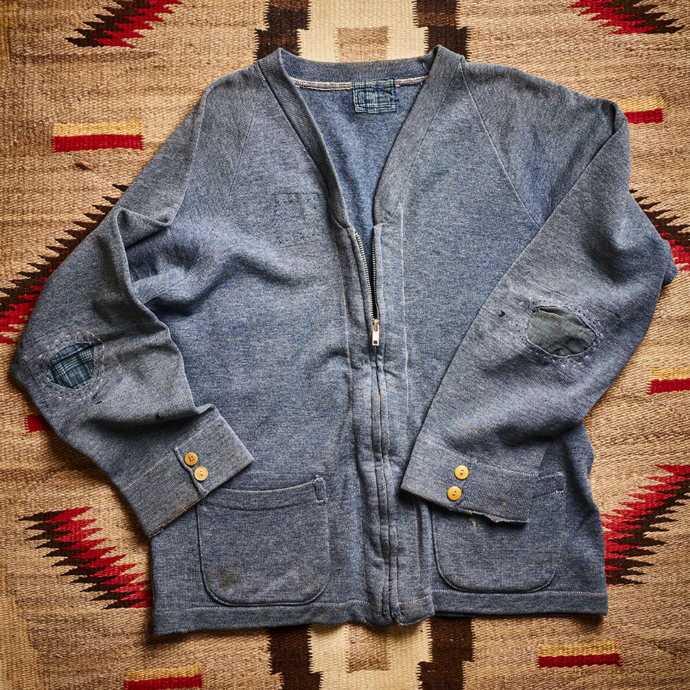 Heather Zip Cardigan with Button Sleeves | Doug Bihlmaier