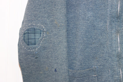 Heather Zip Cardigan with Button Sleeves | Doug Bihlmaier