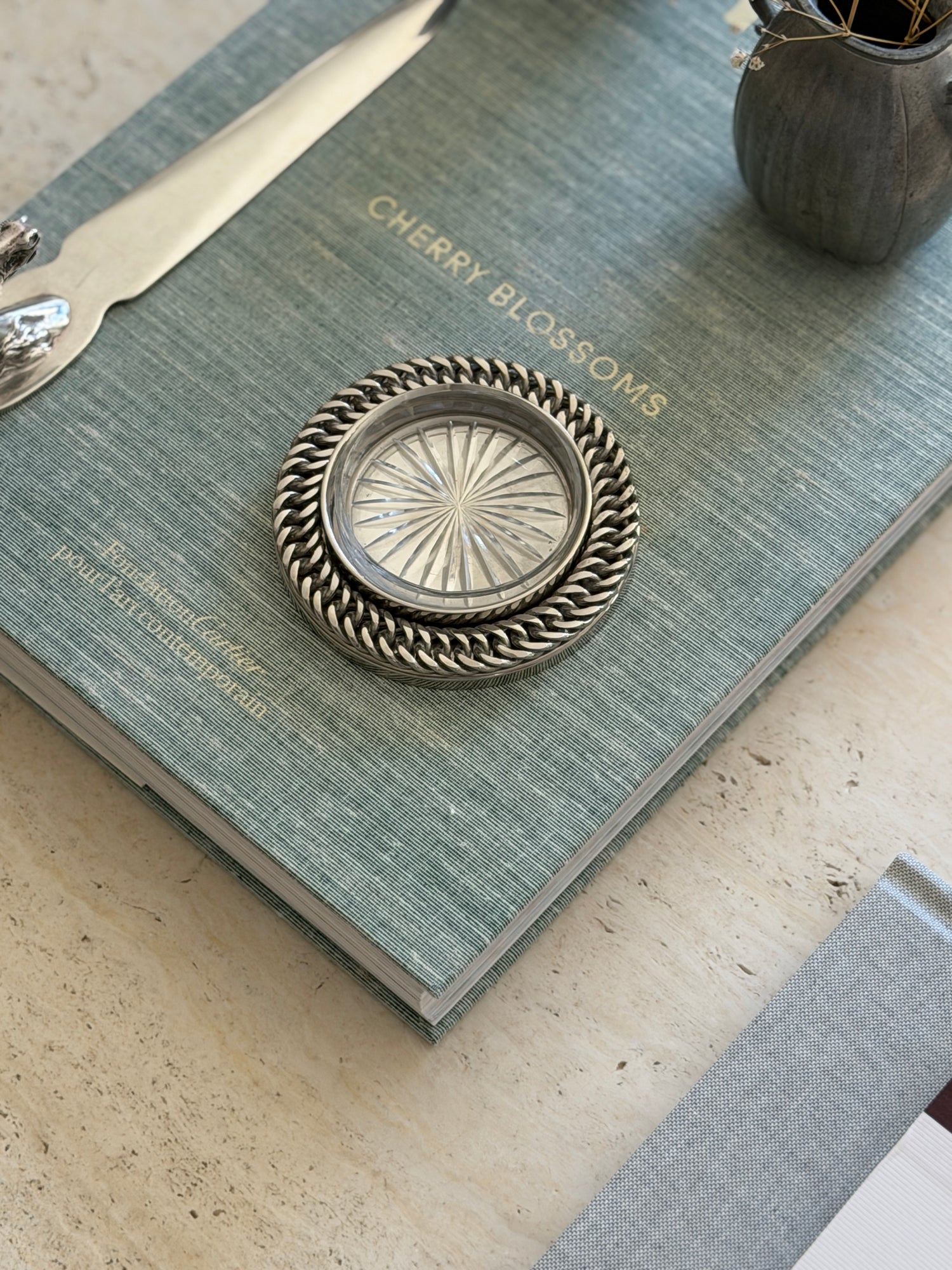 Hermes Chainlink Ashtray with Glass Insert | Collectors Gene