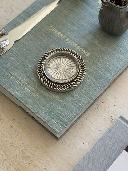 Hermes Chainlink Ashtray with Glass Insert | Collectors Gene