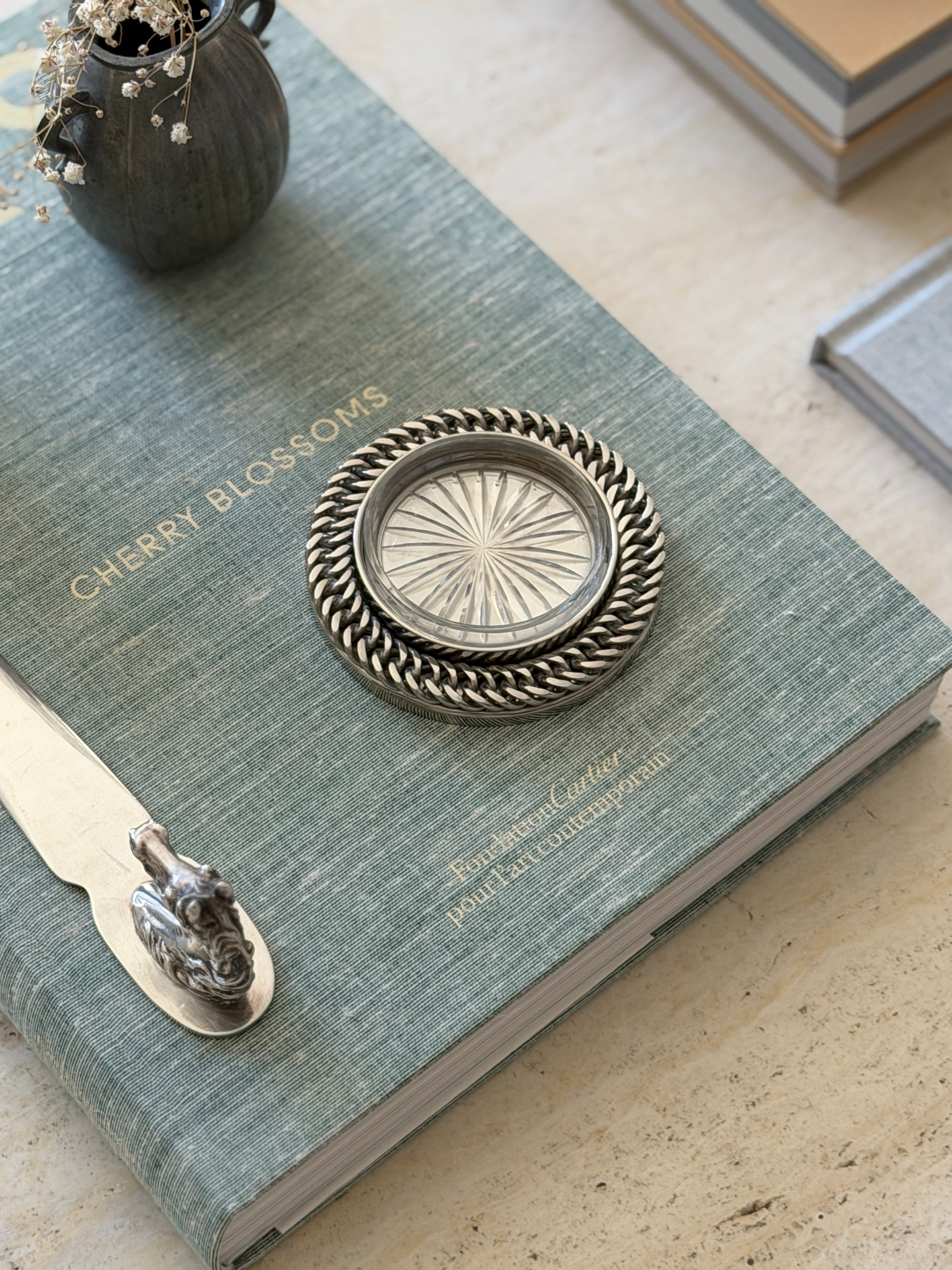 Hermes Chainlink Ashtray with Glass Insert | Collectors Gene