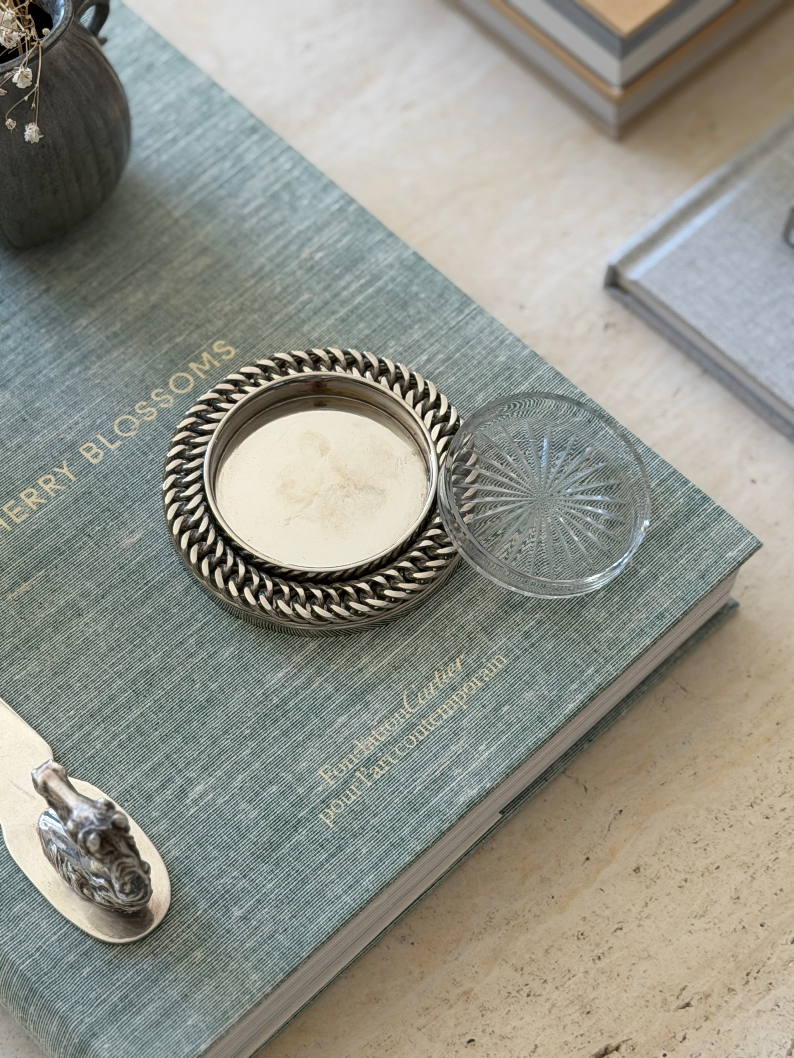 Hermes Chainlink Ashtray with Glass Insert | Collectors Gene