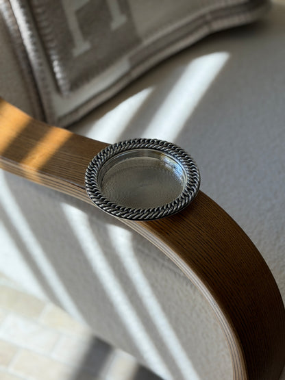 Hermes Chainlink Guilloche Bottle Coaster | Collectors Gene