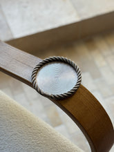 Hermès “Cordage” Rope Bottle Coaster with Guilloché Center — France, c. 1960 | Collectors Gene