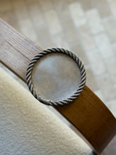 Hermès “Cordage” Rope Bottle Coaster with Guilloché Center — France, c. 1960 | Collectors Gene