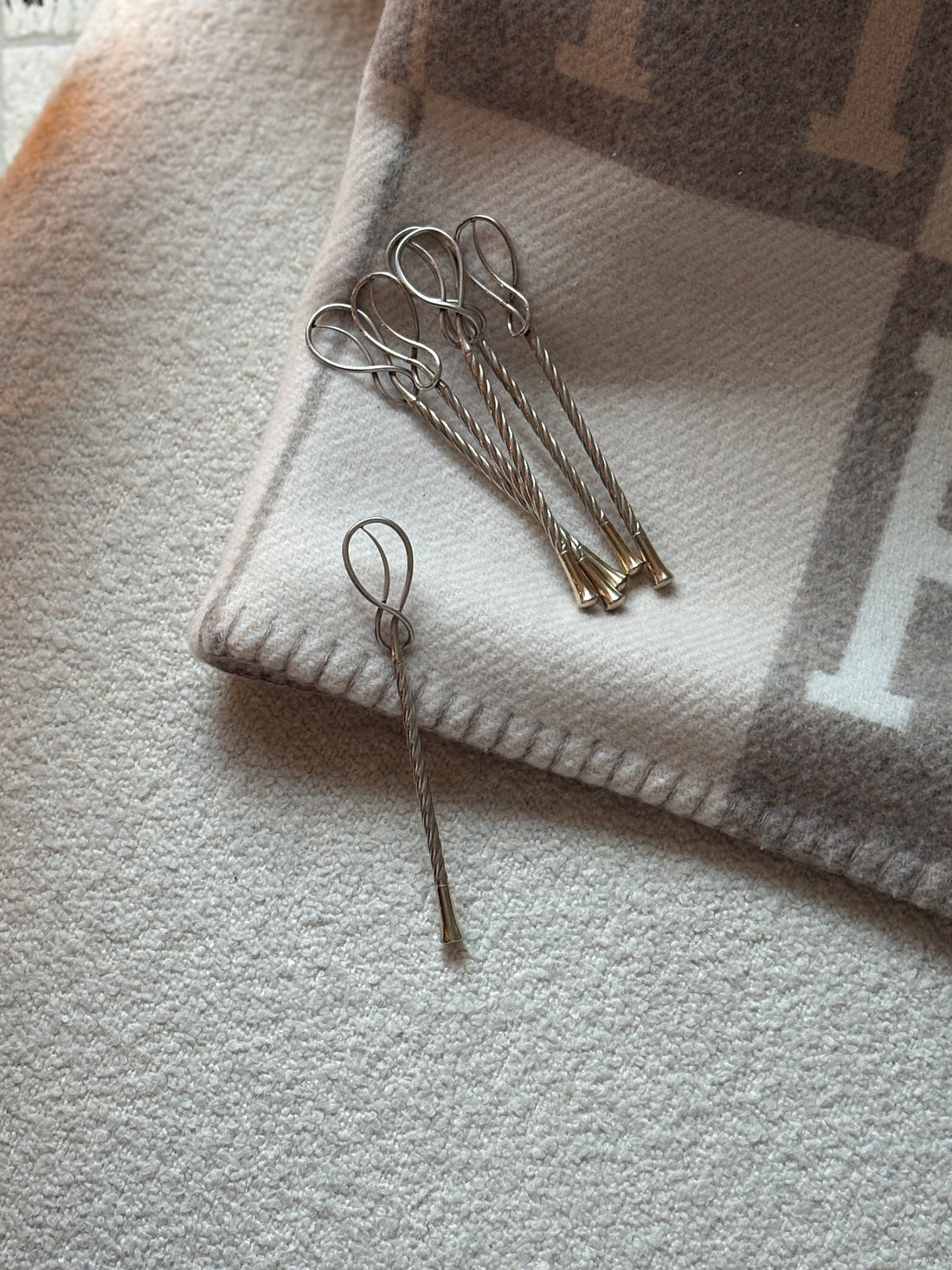 Hermes Cordage Rope Cocktail Stirrer | Collectors Gene