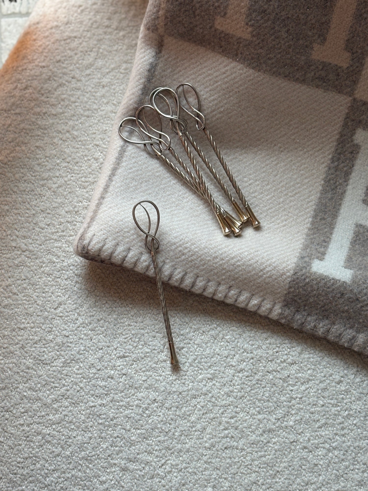 Hermes Cordage Rope Cocktail Stirrer | Collectors Gene