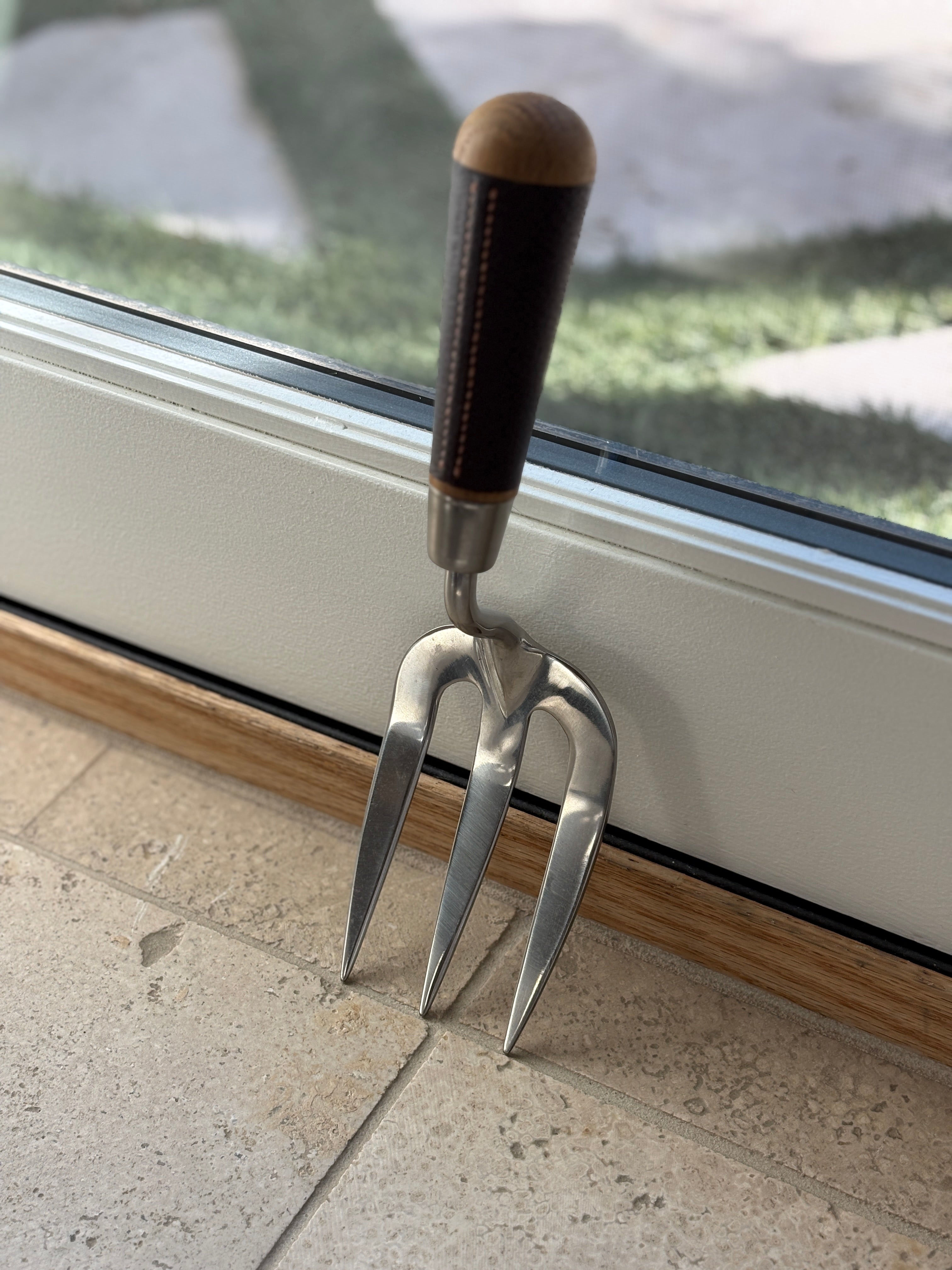 Hermes Garden Leather Fork Tool | Collectors Gene