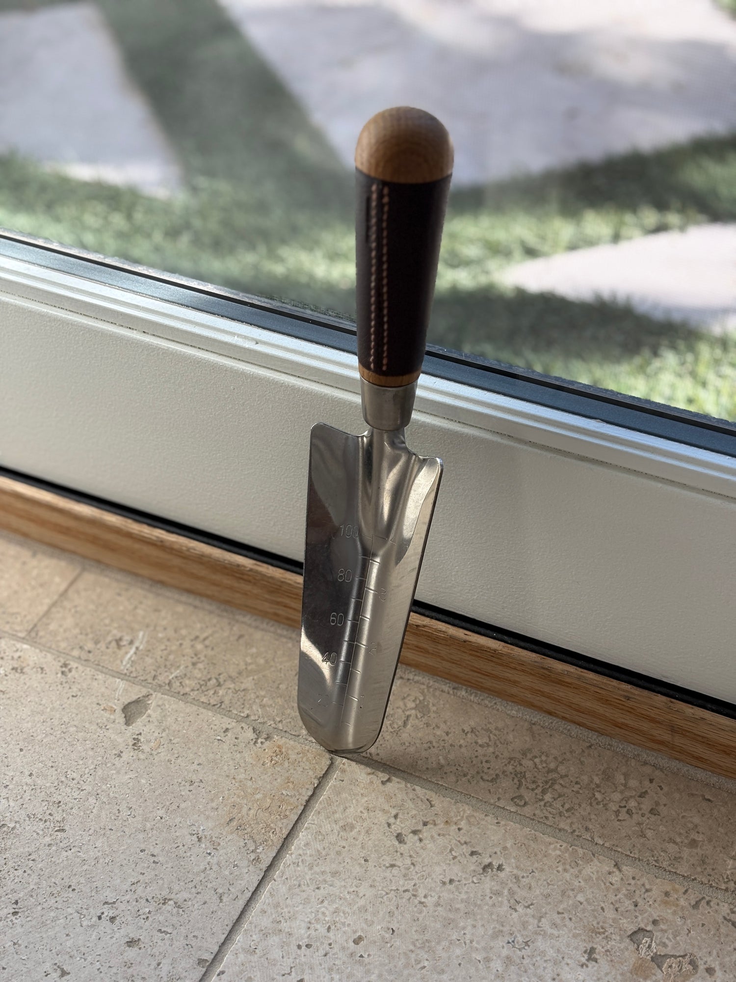 Hermes Garden Leather Measuring Transplanter Tool | Collectors Gene