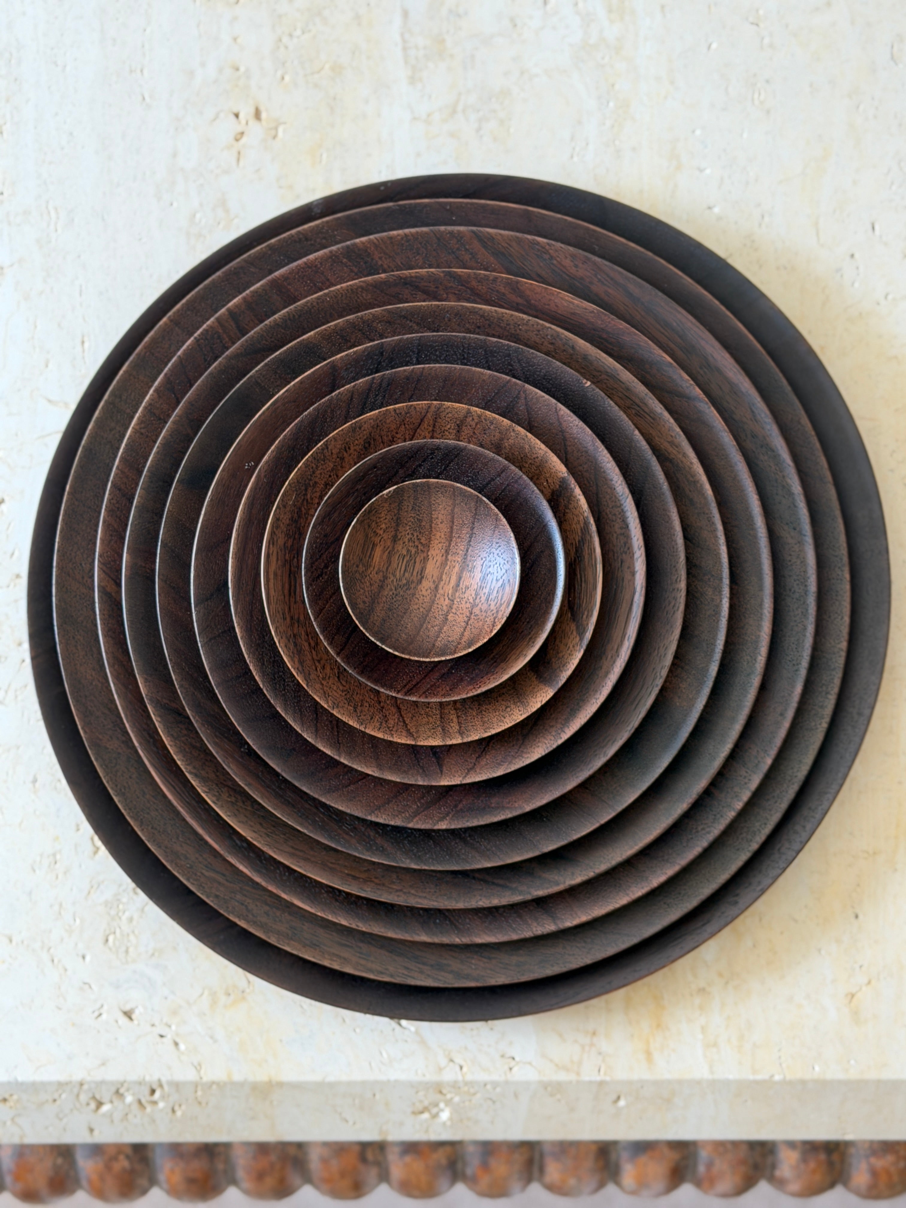 Hermes Graduating Wooden Plate Set of 10 | Collectors Gene