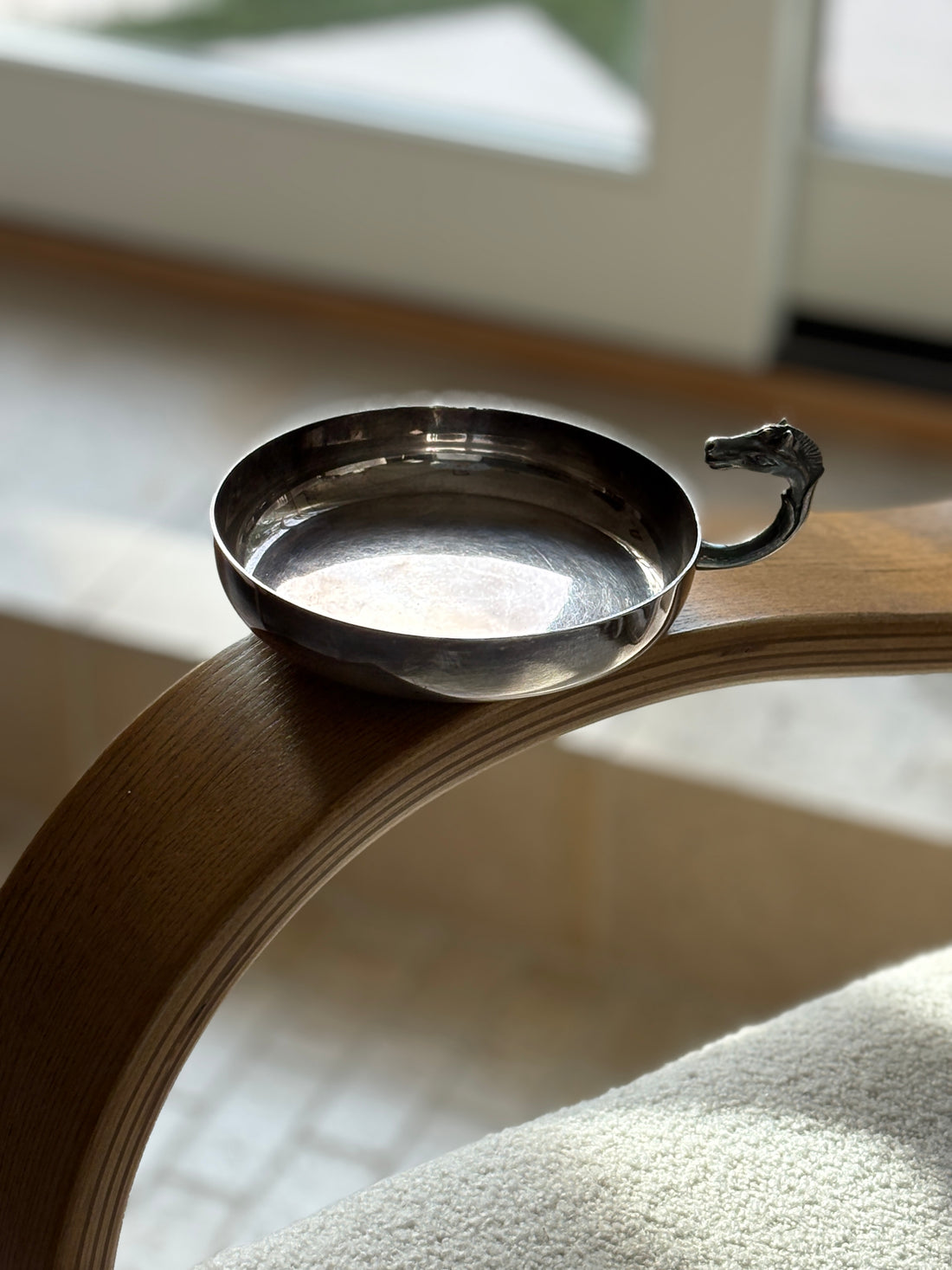 Hermès Horse Head Catchall, Engraved for Tréca de Paris — c.1960