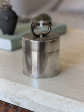 Hermes Horse Head Engine Turned Humidor - France c.1960 | Collectors Gene