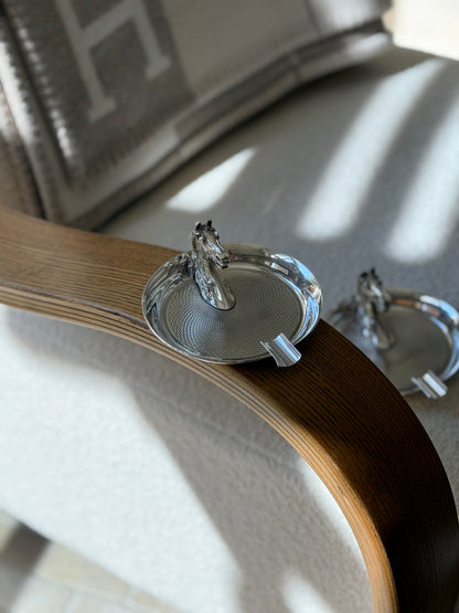 Hermes Horse Head Guilloche Ashtray | Collectors Gene