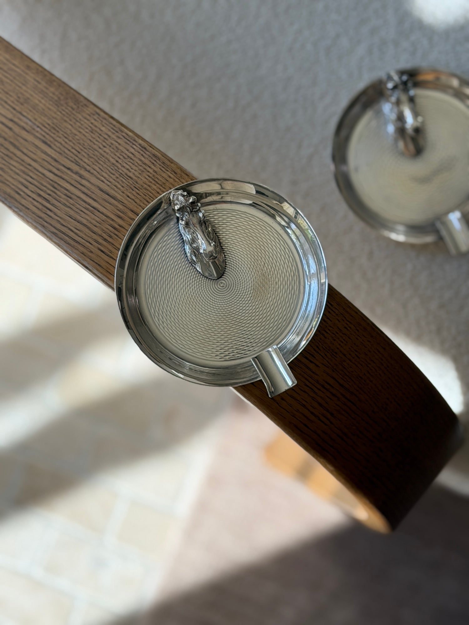 Hermes Horse Head Guilloche Ashtray | Collectors Gene