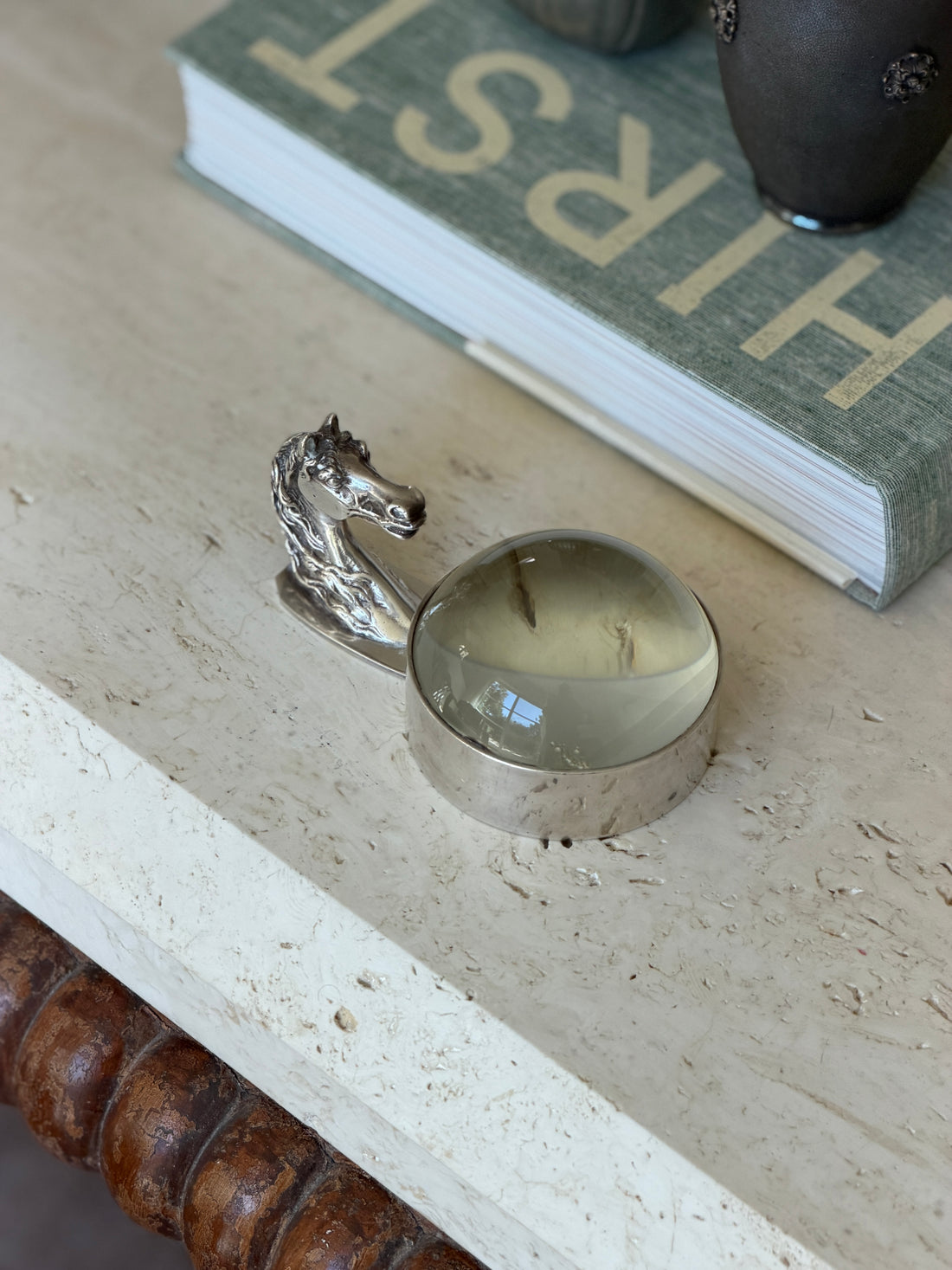 Hermes Horse Head Magnifying Glass - France c.1960 | Collectors Gene