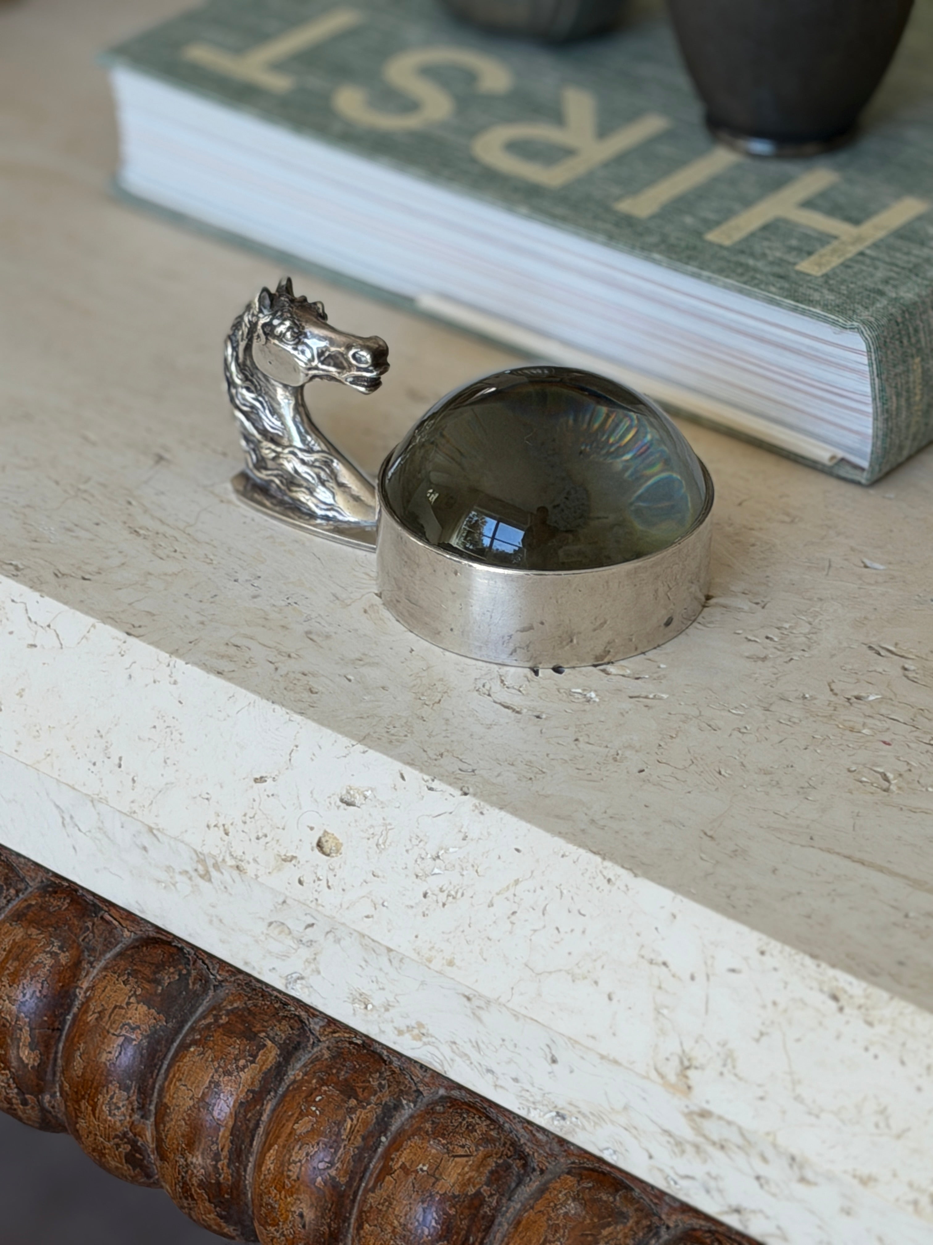 Hermes Horse Head Magnifying Glass - France c.1960 | Collectors Gene