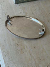 Hermes Horse Head Silver Plated Oval Serving Tray - France c.1960 | Collectors Gene