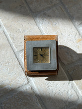 Hermes Paris Mechanical Travel Alarm Clock in Leather Case c.1970 | Collectors Gene