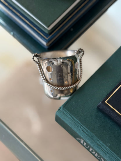 Hermes Paris Silver-Plated Golf Trophy Ball Bucket Alliance de Rochefort 1977 | Collectors Gene