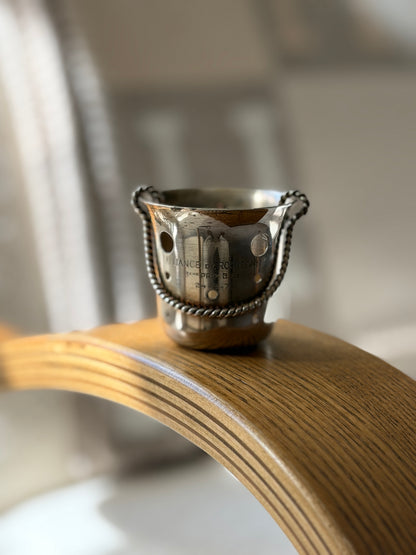 Hermes Paris Silver-Plated Golf Trophy Ball Bucket Alliance de Rochefort 1977 | Collectors Gene