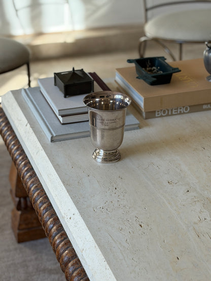 Hermes Paris Silver Plated Golf Trophy Timbale Cup Crans sur Sierre 1967 | Collectors Gene