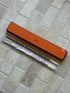 Hermès Paris Square Tip Metal & Wood Chopsticks with Case | Collectors Gene