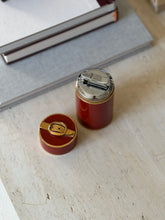 Hermes Red Lacquer Brass Buckle Table Lighter | Collectors Gene