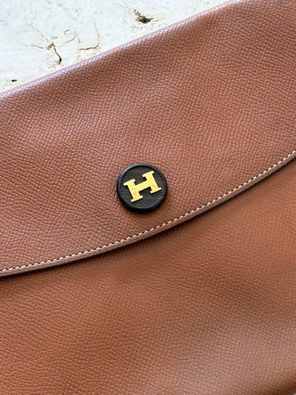 Hermès Rio Pochette Epsom Leather Clutch | Collectors Gene Vintage Shop