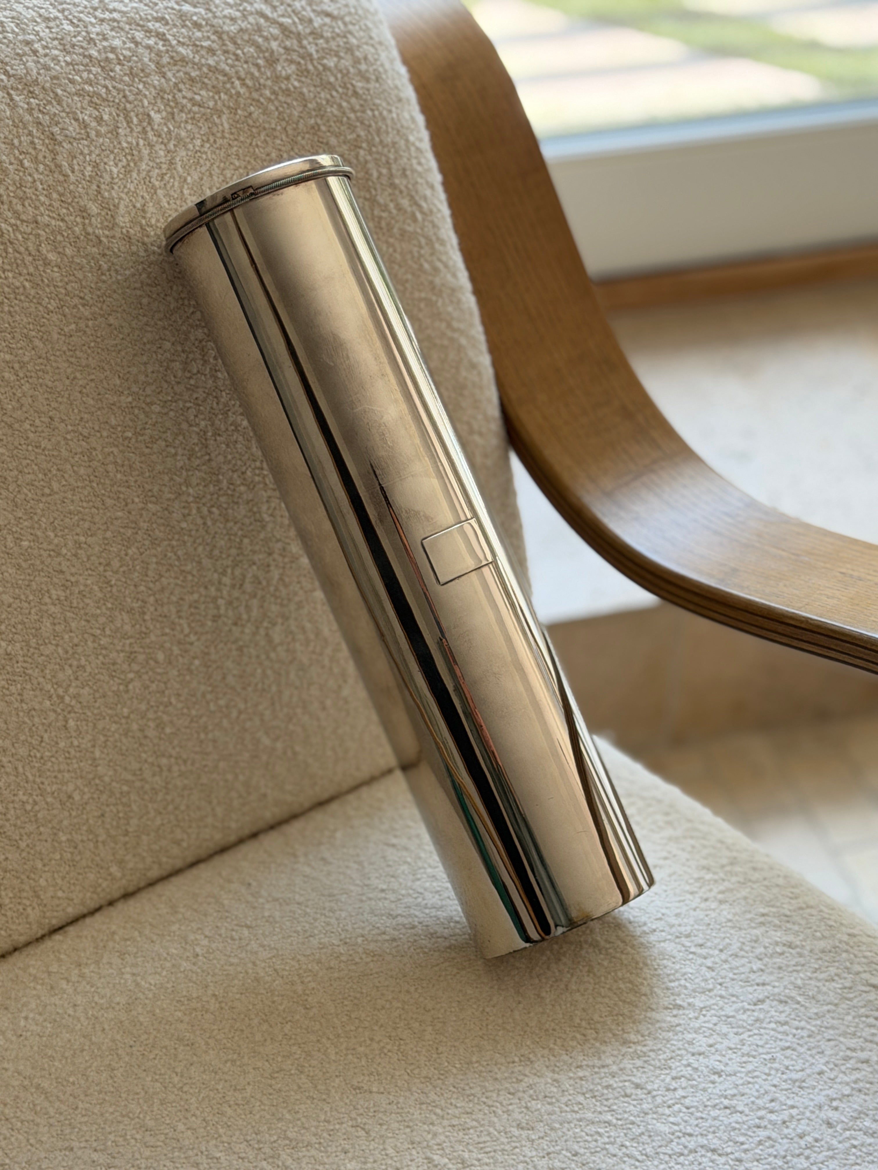 Hermes Silver Plate Tennis Ball Canister | Collectors Gene