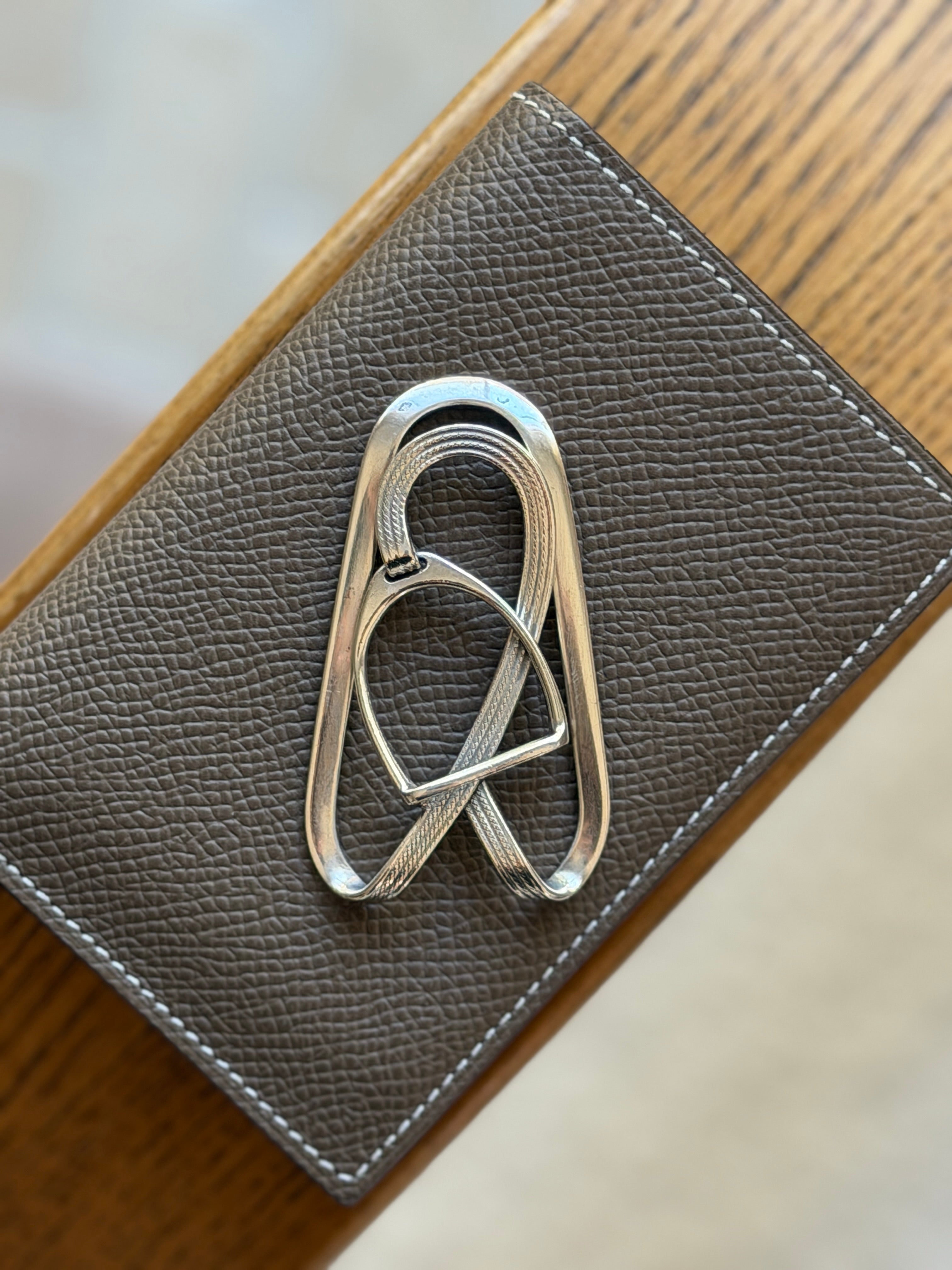 Hermes Sterling Silver Belt Buckle Motif Money Clip - France | Collectors Gene 