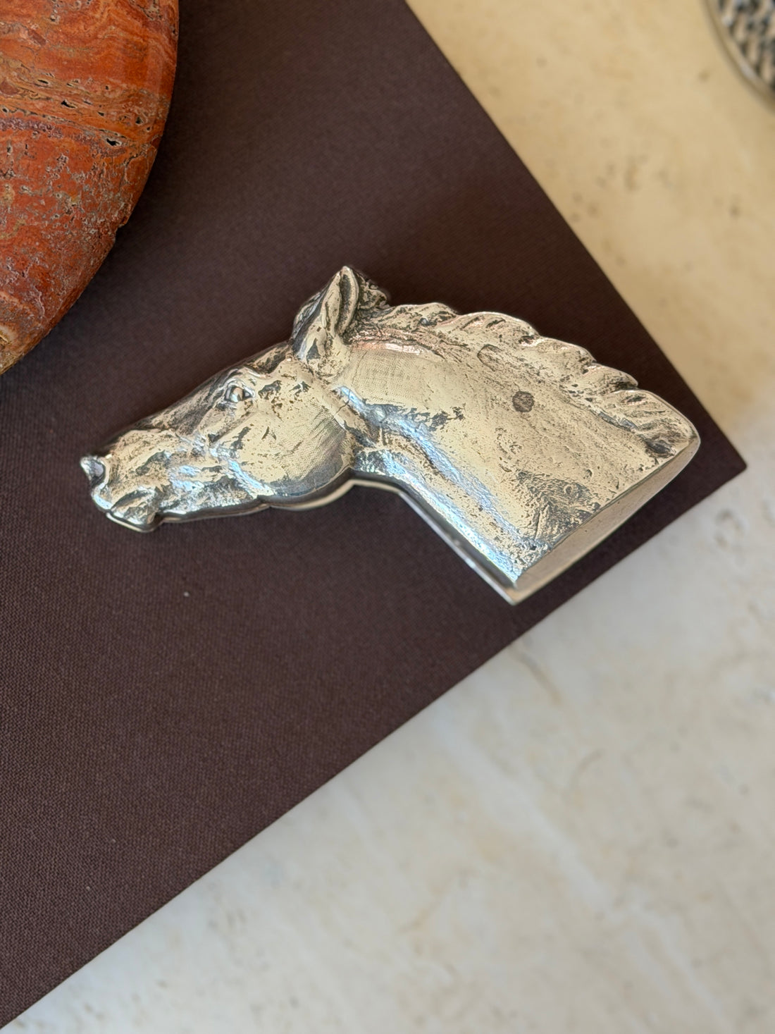 Close-up of the horse&