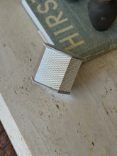 Hexagonal Silver Plated Tea Caddy by Roberts Hall Sheffield c.1920 | Collectors Gene