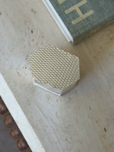 Hexagonal Silver Plated Tea Caddy by Roberts Hall Sheffield c.1920 | Collectors Gene