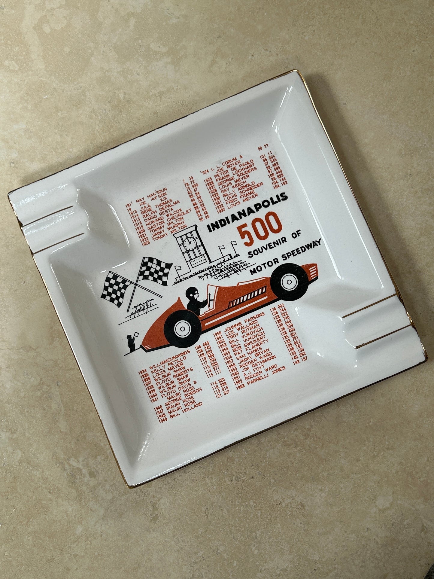 Indy 500 Ashtray / Vide Poche