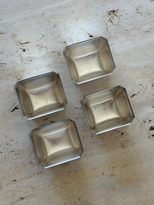 Vintage Nut/Bon Bon Footed Dishes - Set of 4