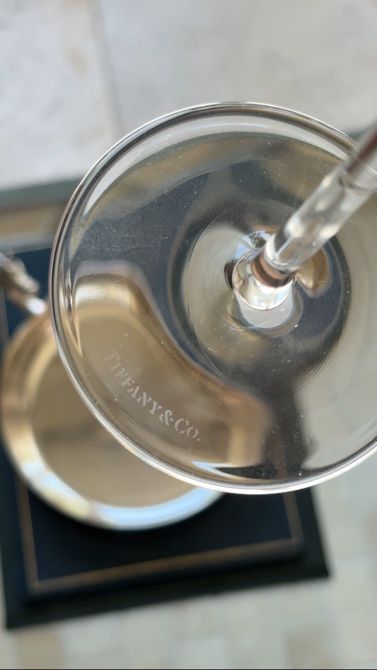 *Tiffany & Co Champagne Glasses - Set of 2*