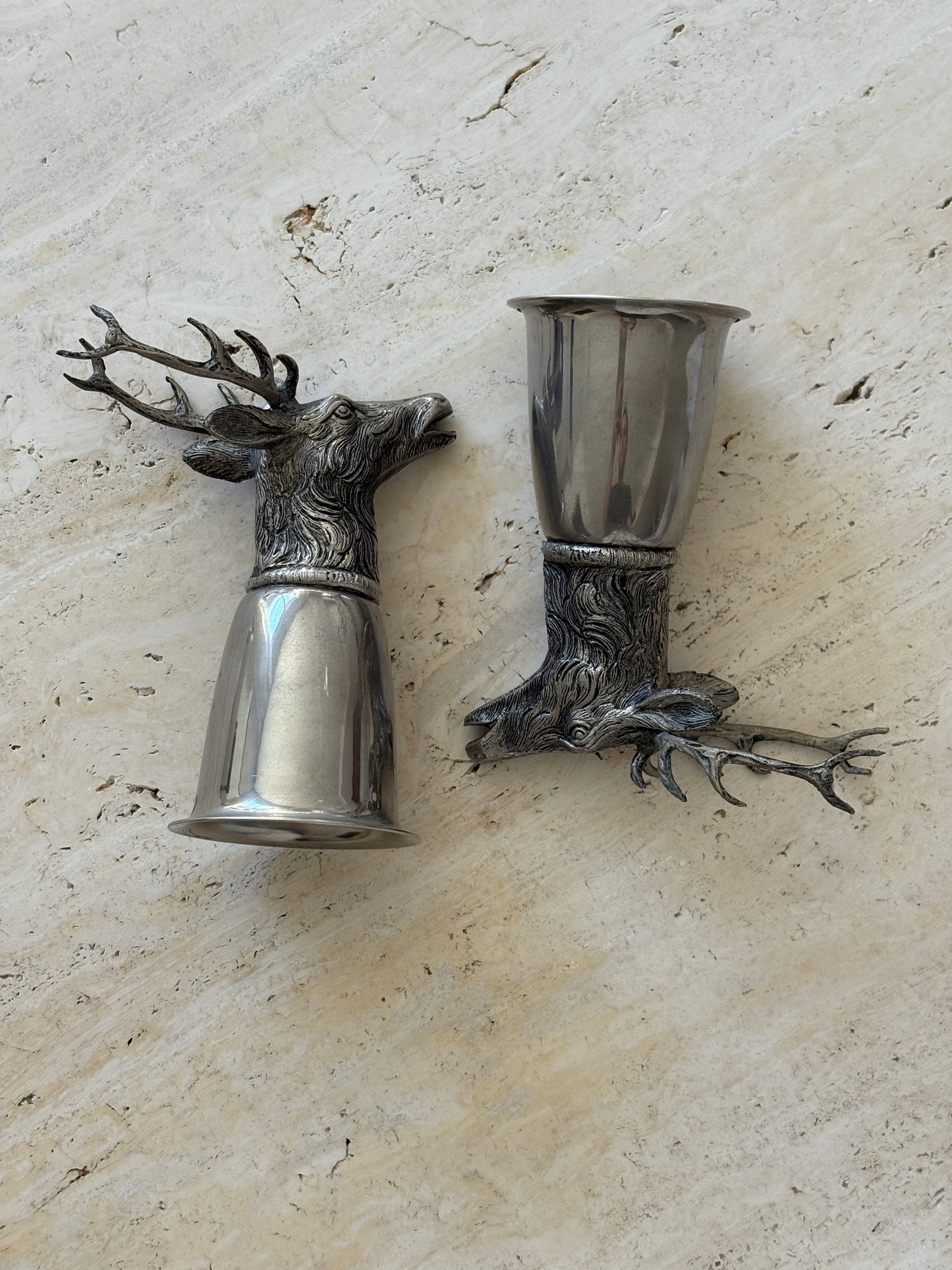 Gucci Vintage Stag Stirrup Cup (2 Available)
