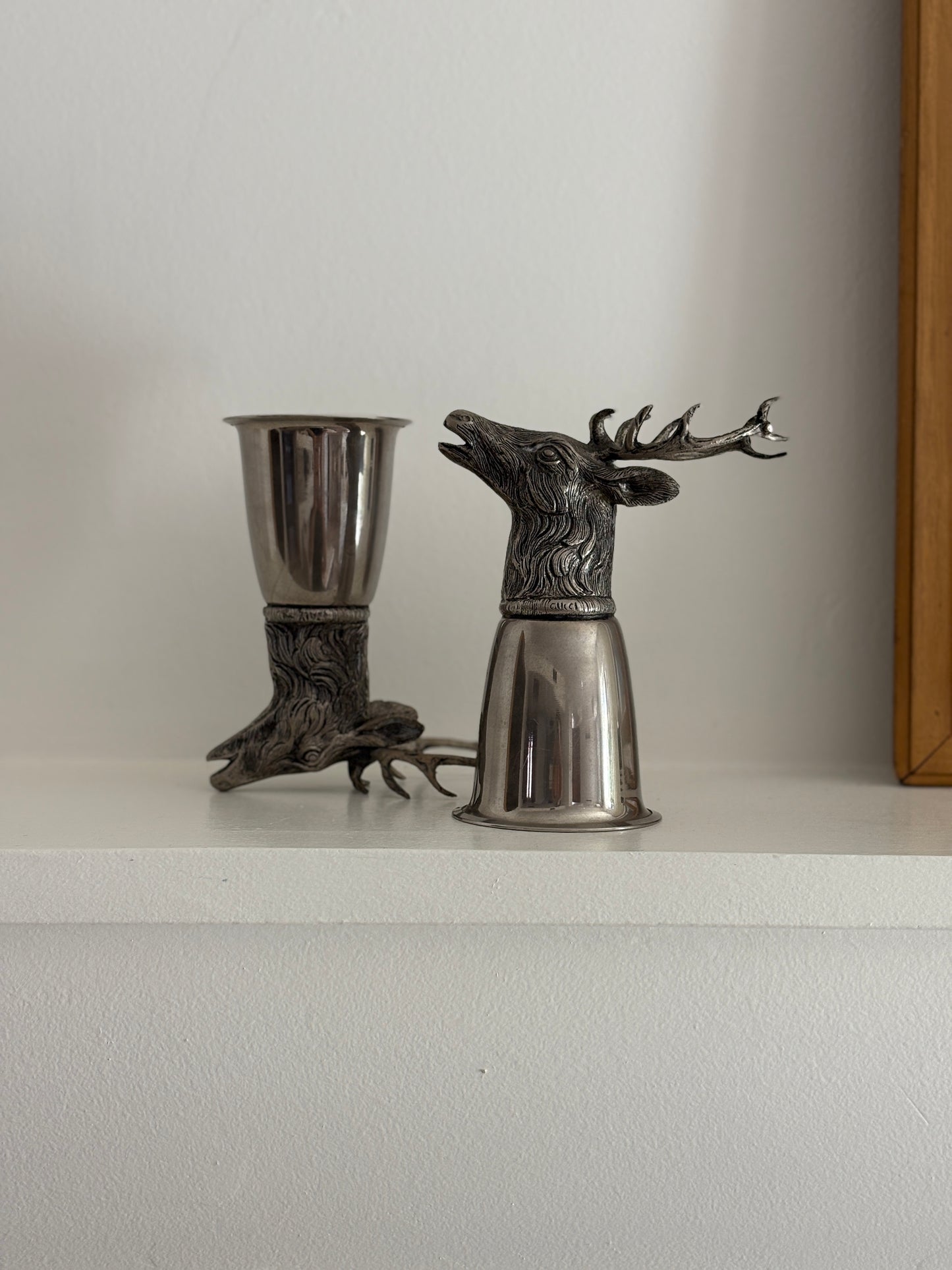Gucci Vintage Stag Stirrup Cup (2 Available)