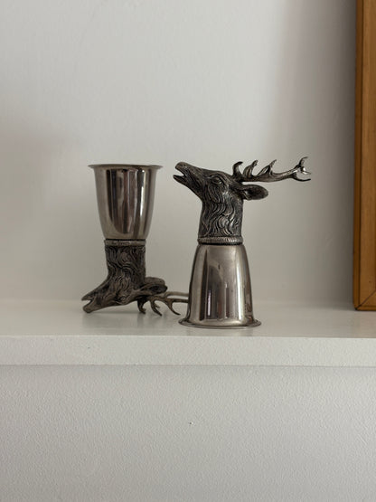 Gucci Vintage Stag Stirrup Cup (2 Available)