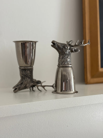 Gucci Vintage Stag Stirrup Cup (2 Available)