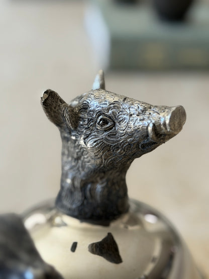 Italian Animal Head Stirrup Coupes - Set of 6