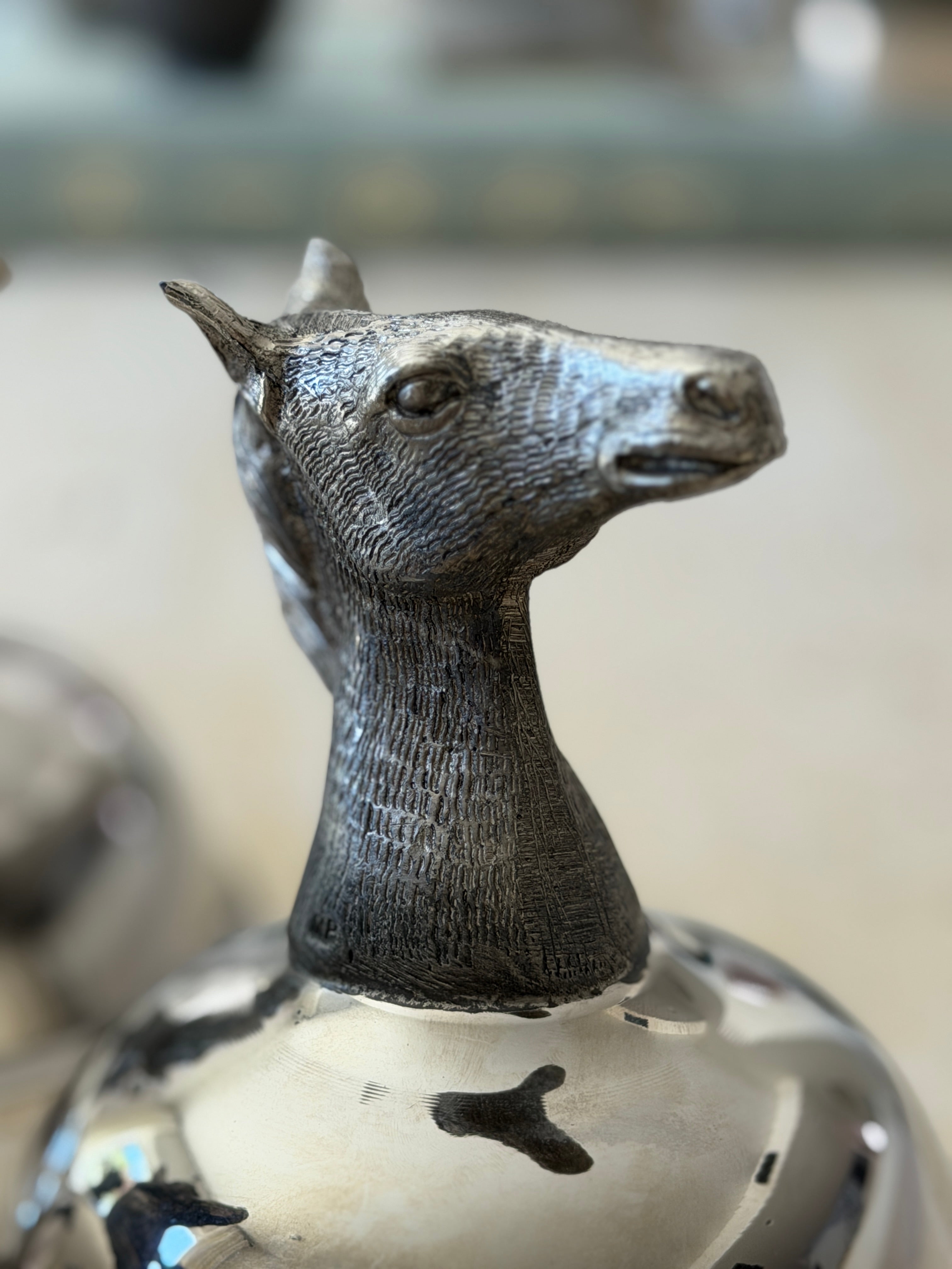 Italian Animal Head Stirrup Coupes - Set of 6