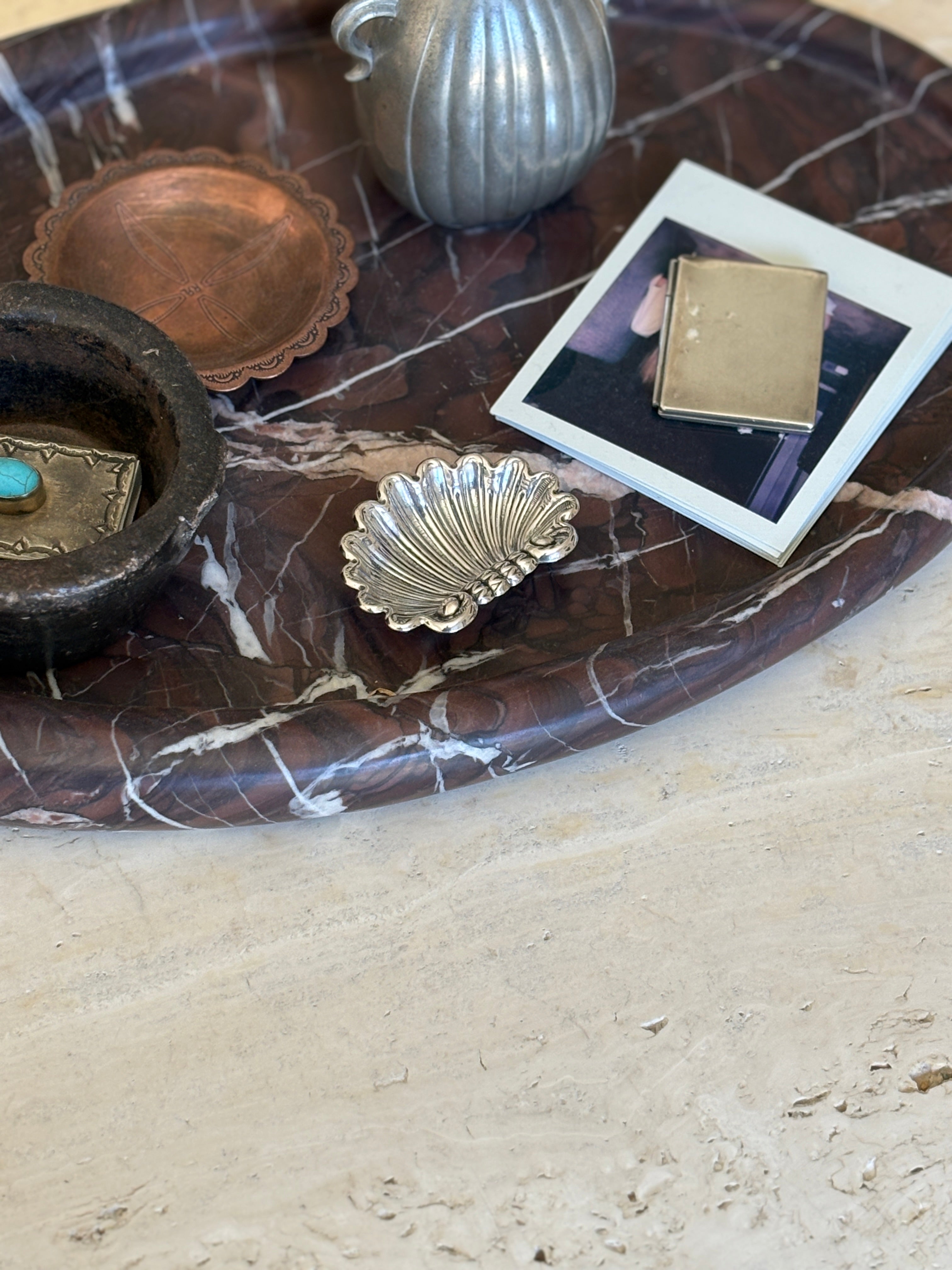 Italian Figural Shell Dish in 800 Silver | Collectors Gene