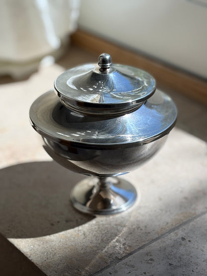 Italian Mid-Century Silver Plated Caviar Server | Collectors Gene