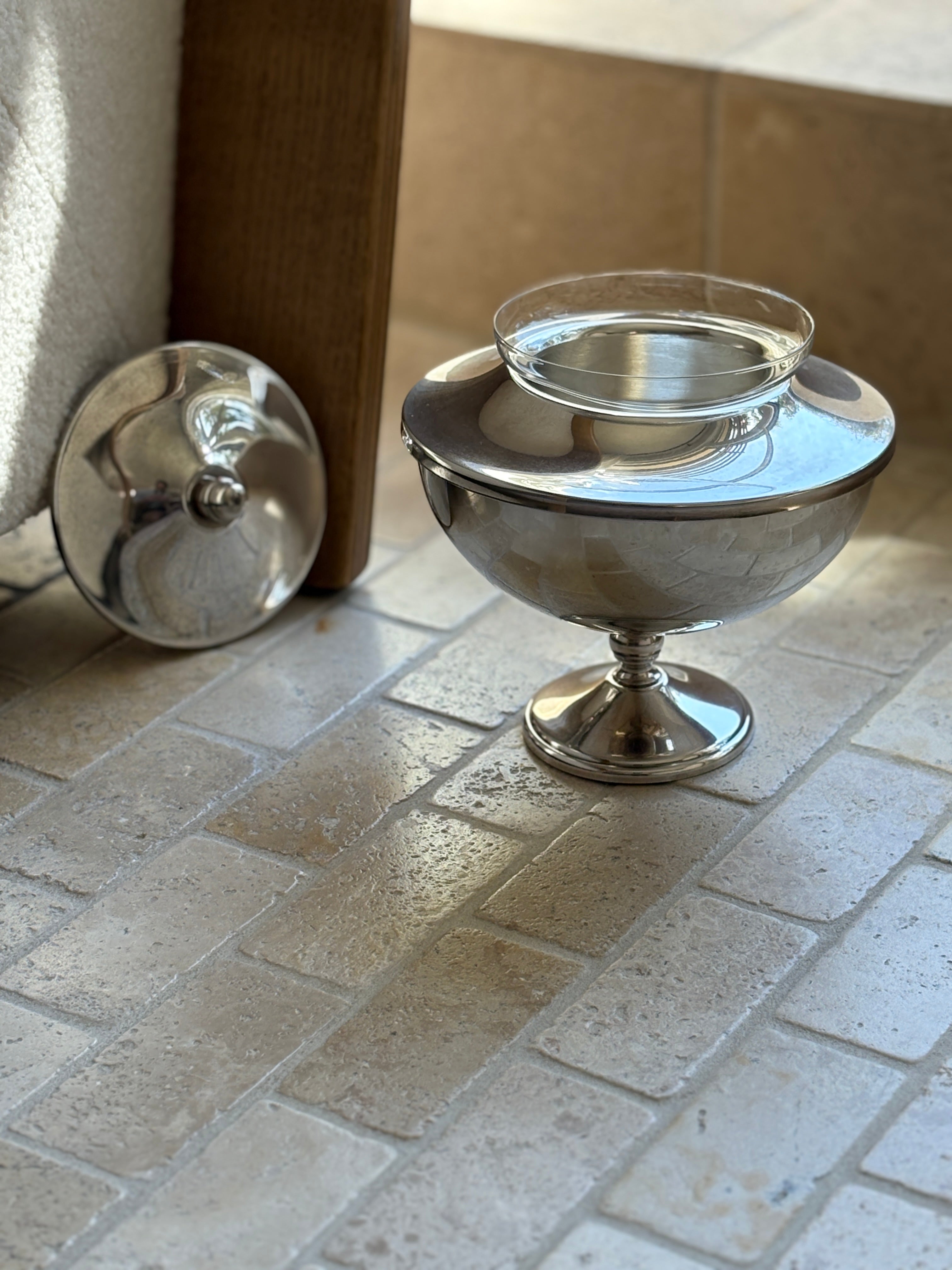 Italian Mid-Century Silver Plated Caviar Server | Collectors Gene