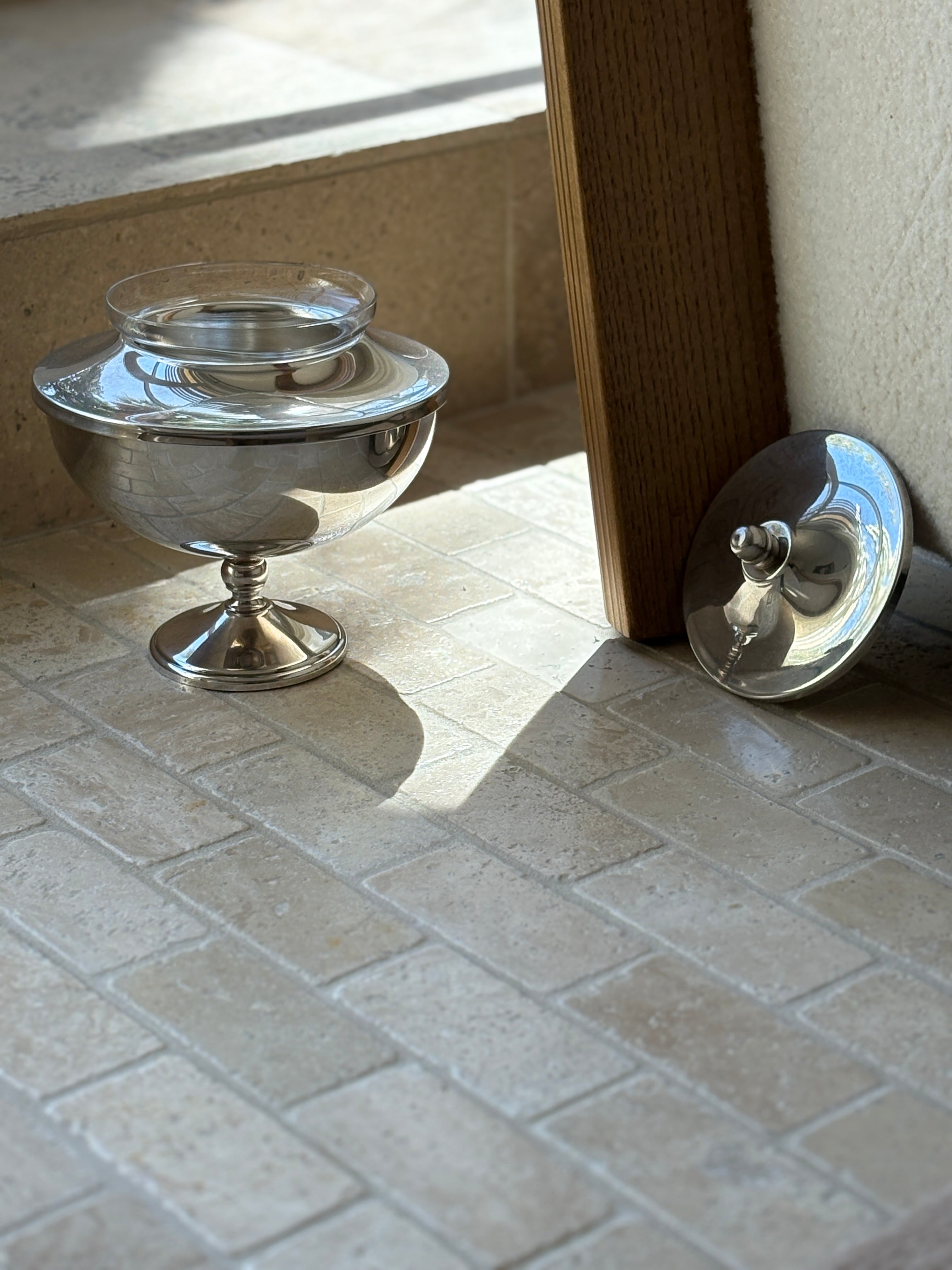 Italian Mid-Century Silver Plated Caviar Server | Collectors Gene