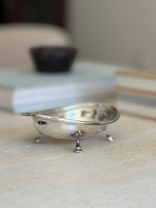 Italian Oval Bowl With Stepped Detail And Claw Feet | Collectors Gene Vintage